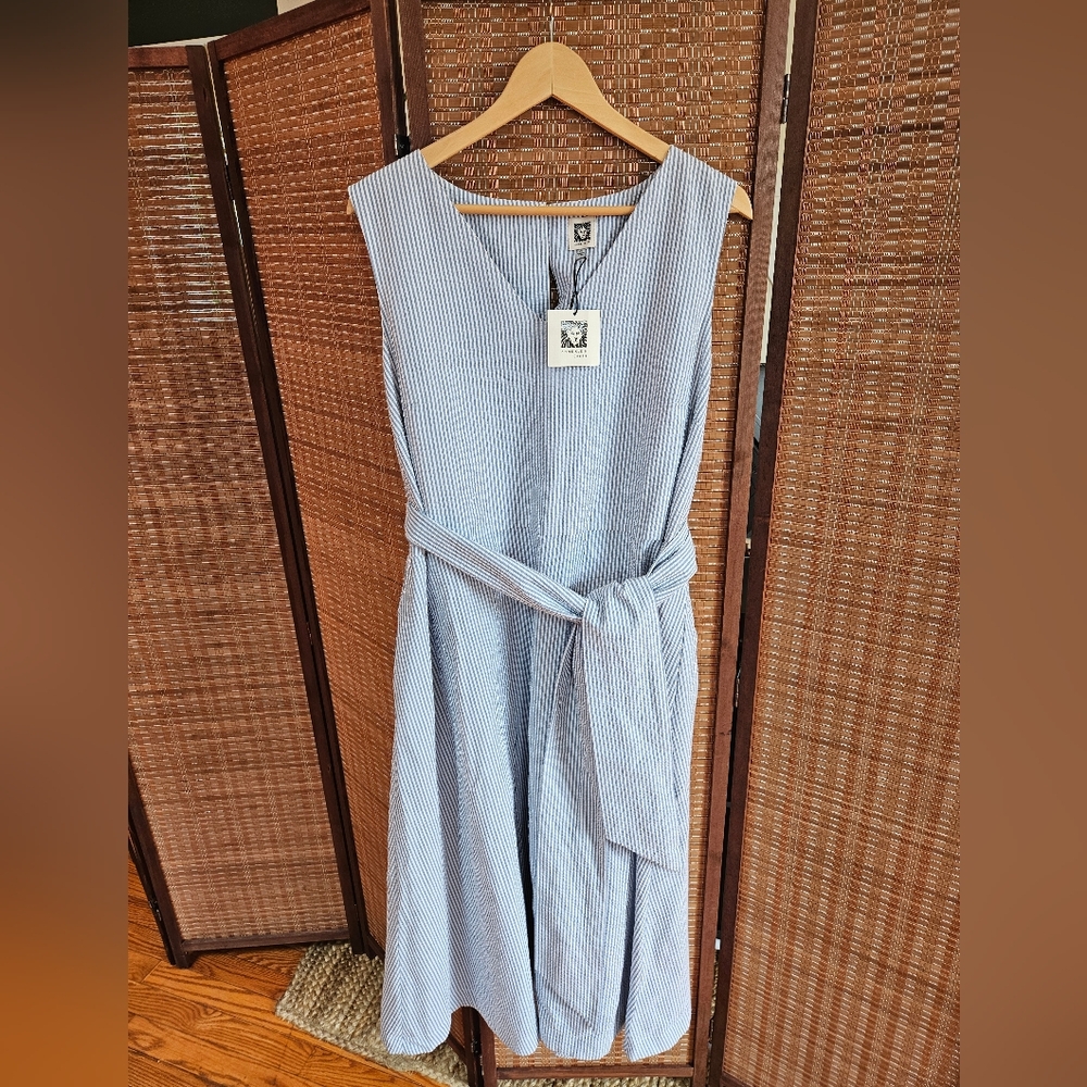 Gorgeous Anne Klein Seersucker Dress